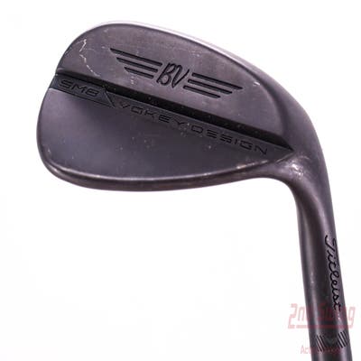 Titleist Vokey SM8 Jet Black Wedge Gap GW 52° 8 Deg Bounce F Grind Stock Steel Shaft Steel Wedge Flex Right Handed 35.75in