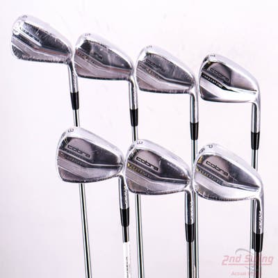 Mint Cobra 2022 KING Forged Tec Iron Set 4-PW FST KBS Tour $-Taper Lite Steel Stiff Right Handed 38.5in