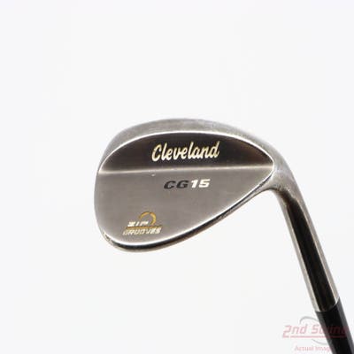 Cleveland CG15 Black Pearl Wedge Lob LW 60° 12 Deg Bounce Cleveland Traction Wedge Steel Wedge Flex Right Handed 35.75in