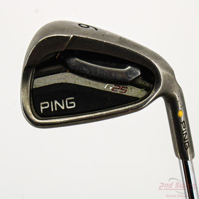 Ping G25 Single Iron 6 Iron Ping CFS Steel Stiff Right Handed Yellow Dot 38.5in