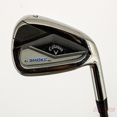 Callaway Paradym Ai Smoke HL Single Iron 7 Iron Project X Cypher 2.0 60 Graphite Regular Right Handed 37.5in