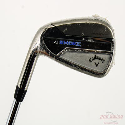 Mint Callaway Paradym Ai Smoke Single Iron 7 Iron True Temper Elevate MPH 95 Steel Regular Left Handed 37.25in