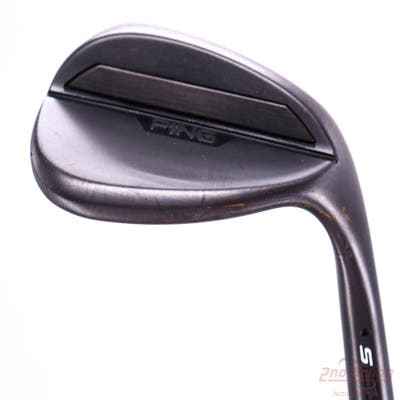 Ping s159 Midnight Wedge Lob LW 58° 10 Deg Bounce S Grind Ping Z-Z115 Steel Wedge Flex Right Handed Black Dot 35.25in