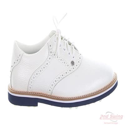 New Mens Golf Shoe G-Fore Gallivanter 9.5 White/Blue MSRP $185 G4MS22EF04