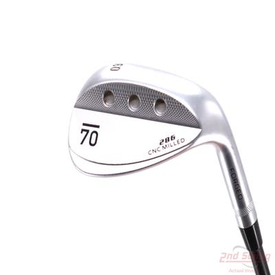 Sub 70 286 Forged Satin Wedge Lob LW 60° Stock Graphite Shaft Graphite Senior Right Handed 35.5in