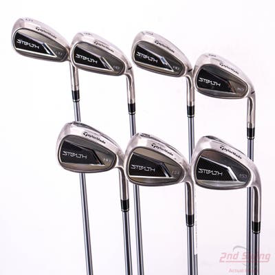 TaylorMade Stealth HD Iron Set 5-PW AW Fujikura Speeder NX 50 Graphite Regular Right Handed +1/2"