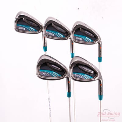 Ping 2015 Rhapsody Iron Set 7-PW AW Ping ULT 220i Lite Graphite Ladies Right Handed Orange Dot +1/4"