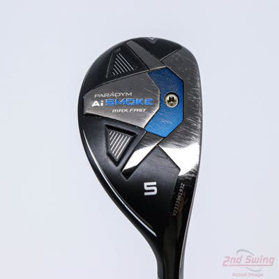 Callaway Paradym Ai Smoke Max Fast Hybrid 5 Hybrid 24° Mitsubishi Eldio White 40 Graphite Ladies Right Handed 38.5in