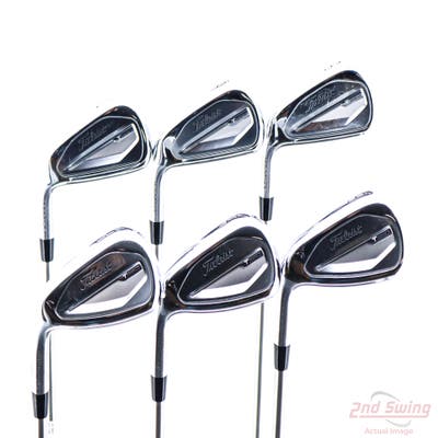 Titleist 2023 T350 Iron Set 5-PW Mitsubishi Fubuki MV-Series 55 Graphite Regular Left Handed 38.5in