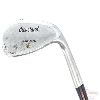 Cleveland 588 RTX Satin Chrome Wedge Lob LW 58° 8 Deg Bounce True Temper Dynamic Gold Steel Wedge Flex Right Handed 35.5in