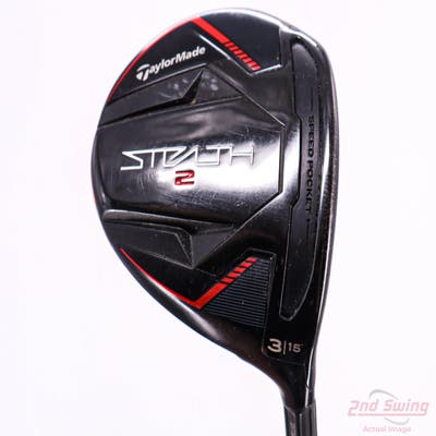 TaylorMade Stealth 2 Fairway Wood 3 Wood 3W 15° Fujikura Ventus TR Red VC 7 Graphite X-Stiff Right Handed 43.5in