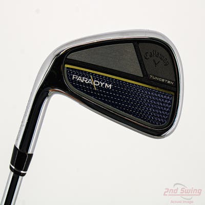 Callaway Paradym Single Iron 7 Iron True Temper Elevate MPH 95 Steel Regular Left Handed 37.25in