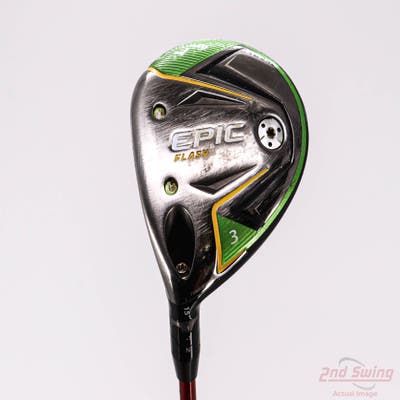 Callaway EPIC Flash Fairway Wood 3 Wood 3W 15° Oban Isawa Red 55 Graphite Regular Left Handed 43.0in