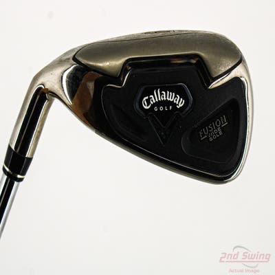 Callaway Fusion Wide Sole Single Iron 6 Iron Callaway Fusion Wide Sole Grap Steel Uniflex Left Handed 37.5in