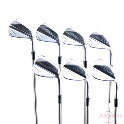 Cobra 2023 KING Forged MB Iron Set 4-PW Aerotech SteelFiber i110cw Graphite X-Stiff Right Handed +1/4"