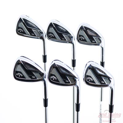 Callaway Mavrik Pro Iron Set 5-PW KBS Tour C-Taper 125 Steel Stiff+ Right Handed +1/2"