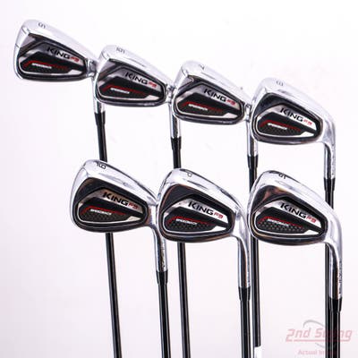 Cobra KING F9 Speedback Iron Set 5-PW GW Fujikura ATMOS 6 Black Graphite Regular Right Handed -1/4"