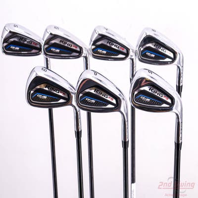 Cobra KING F9 Speedback One Length Iron Set 5-PW GW Fujikura ATMOS 6 One Length Graphite Regular Right Handed -1/4"