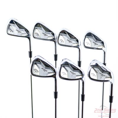 Callaway Apex Pro 19 Iron Set 4-PW True Temper Elevate MPH 115 Steel Stiff Right Handed +3/4"