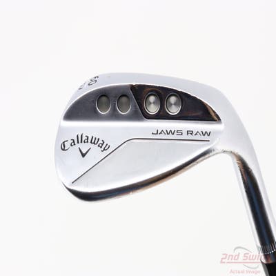 Callaway Jaws Raw Chrome Wedge Lob LW 60° 12 Deg Bounce X Grind True Temper Dynamic Gold S300 Steel Stiff Right Handed 34.75in