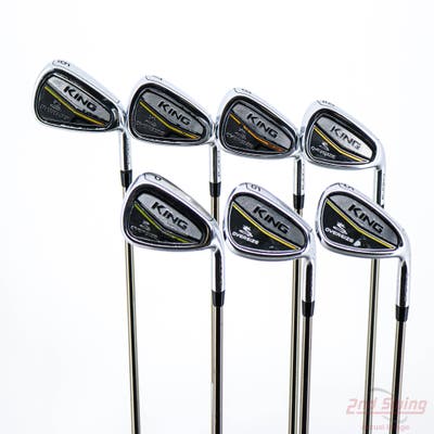 Cobra King Oversize Iron Set 6-PW AW SW UST Mamiya Recoil ES 460 Graphite Senior Right Handed 38.0in