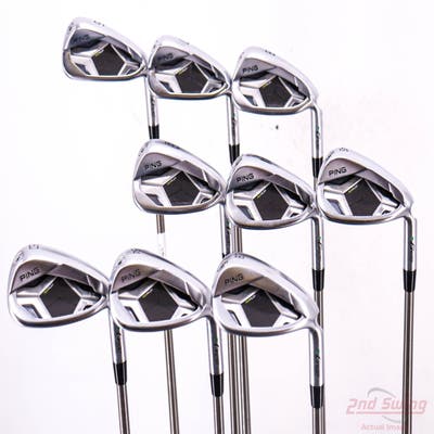 Ping G430 Iron Set 6-PW GW SW LW Aerotech SteelFiber i95 Graphite Stiff Right Handed Green Dot +1/2"