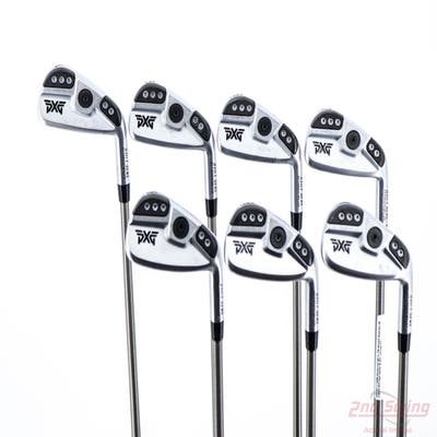 PXG 0311 T GEN5 Chrome Iron Set 4-PW Aerotech SteelFiber i95 Graphite Stiff Right Handed +1/4"