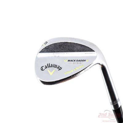 Callaway Mack Daddy 2 Tour Grind Chrome Wedge Sand SW 56° 11 Deg Bounce T Grind Stock Steel Shaft Steel Wedge Flex Right Handed 35.25in