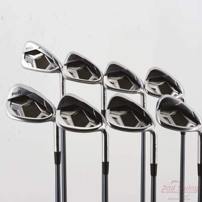 Ping G430 Iron Set 5-PW AW GW ALTA CB Slate Graphite Stiff Right Handed Black Dot 39.0in