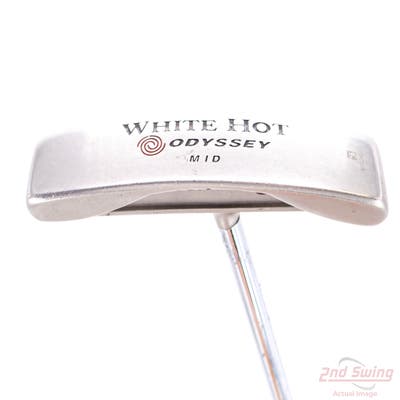 Odyssey White Hot Mid Putter Straight Arc Steel Right Handed 36.5in