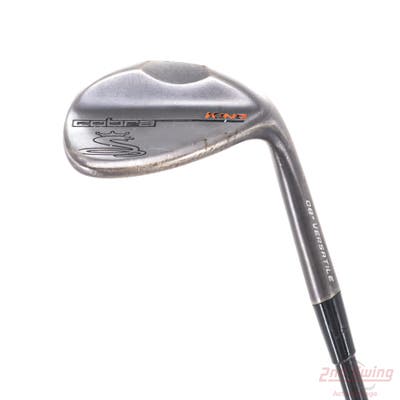 Cobra KING Black Wedge Lob LW 60° 8 Deg Bounce Stock Steel Shaft Steel Wedge Flex Right Handed 35.0in