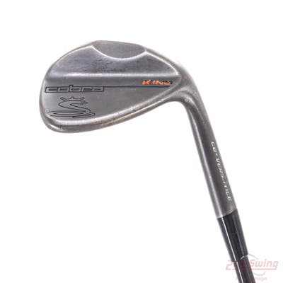 Cobra KING Black Wedge Gap GW 52° 8 Deg Bounce Stock Steel Shaft Steel Wedge Flex Right Handed 35.5in