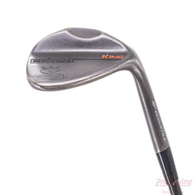 Cobra KING Black Wedge Sand SW 56° 10 Deg Bounce Stock Steel Shaft Steel Wedge Flex Right Handed 35.25in