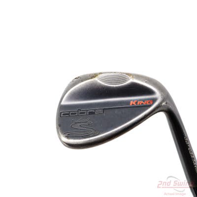 Cobra KING Black Wedge Lob LW 60° 8 Deg Bounce Stock Steel Shaft Steel Wedge Flex Right Handed 35.0in