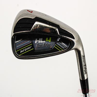 Tour Edge Hot Launch 4 Single Iron 7 Iron FST KBS Tour 90 Steel Stiff Right Handed 37.5in