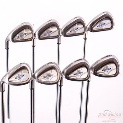 Callaway X-14 Iron Set 4-PW SW Stock Steel Shaft Steel Uniflex Left Handed STD