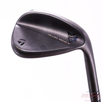 TaylorMade Milled Grind 3 Raw Black Wedge Lob LW 60° 12 Deg Bounce HB Dynamic Gold Tour Issue S200 Steel Stiff Right Handed 35.0in