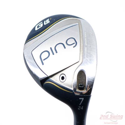 Ping G LE 3 Fairway Wood 7 Wood 7W 24° ULT 250 Lite Graphite Ladies Right Handed 41.25in