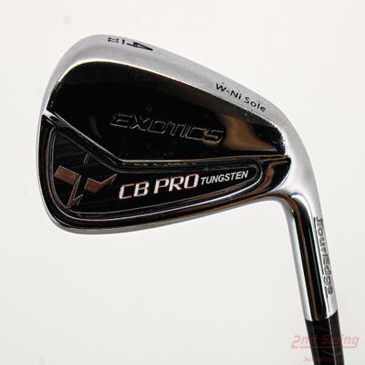 Tour Edge Exotics CB Pro Tungsten Single Iron 4 Iron 22° UST Mamiya Recoil 670 F4 Graphite Stiff Right Handed 38.75in