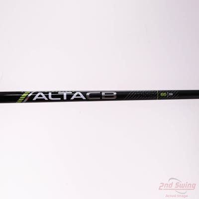 Used W/ Ping RH Adapter Ping ALTA CB 65 Black 65g Fairway Shaft Senior 41.75in