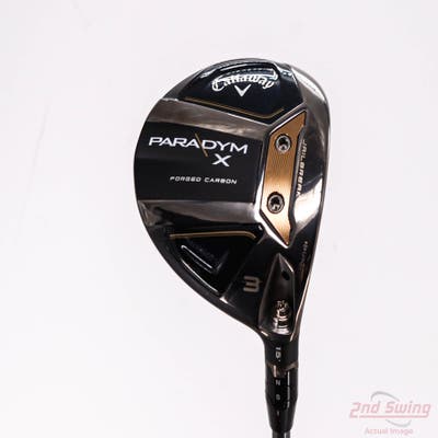 Mint Callaway Paradym X Fairway Wood 3 Wood 3W 15° PX HZRDUS Silver Gen4 60 Graphite Regular Right Handed 43.25in