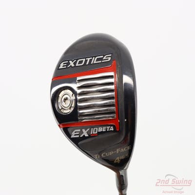 Tour Edge Exotics EX10 Beta Fairway Wood 4 Wood 4W 16.5° Aldila Rogue White 130 MSI 80 Graphite X-Stiff Right Handed 43.0in