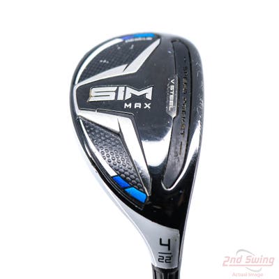 TaylorMade SIM MAX Hybrid 4 Hybrid 22° Aldila NV Ladies 45 Graphite Ladies Right Handed 39.0in