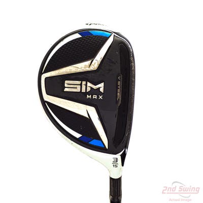 TaylorMade SIM MAX Fairway Wood 3 Wood 3W 15° Aldila NV Ladies 45 Graphite Ladies Right Handed 42.0in