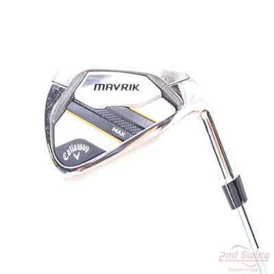 Callaway Mavrik Max Single Iron 7 Iron FST KBS Max 80 Steel Stiff Right Handed 37.5in