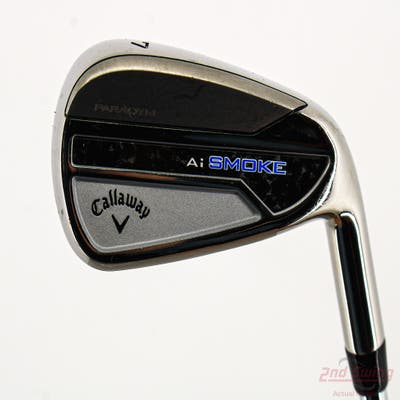 Callaway Paradym Ai Smoke Single Iron 7 Iron True Temper Elevate MPH 95 Steel Regular Right Handed 37.5in