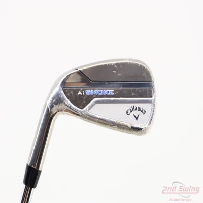 Mint Callaway Paradym Ai Smoke Single Iron 7 Iron True Temper Elevate MPH 95 Steel Stiff Left Handed 37.5in