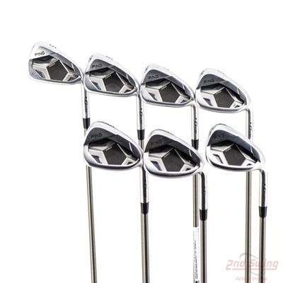 Ping G430 Iron Set 5-PW AW Aerotech SteelFiber fc90 Graphite Regular Right Handed Black Dot +1/4"