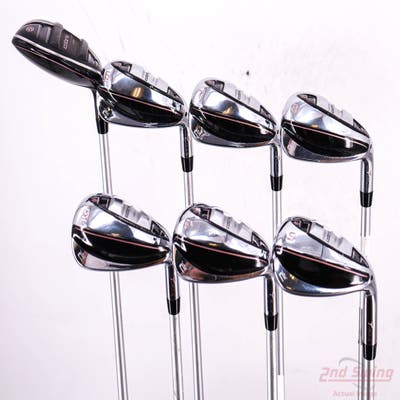 Cobra 2023 T-Rail Combo Iron Set 5H 6-PW SW Cobra Ultralite 45 Graphite Ladies Right Handed 36.75in