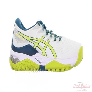 New Mens Golf Shoe Asics GEL Kayano Ace 9 White/Blue/Electric Green MSRP $170 1111A209-102